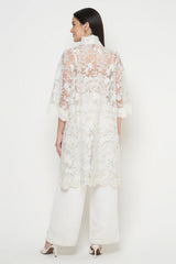 Lalika Outer Top in Ivory Blue