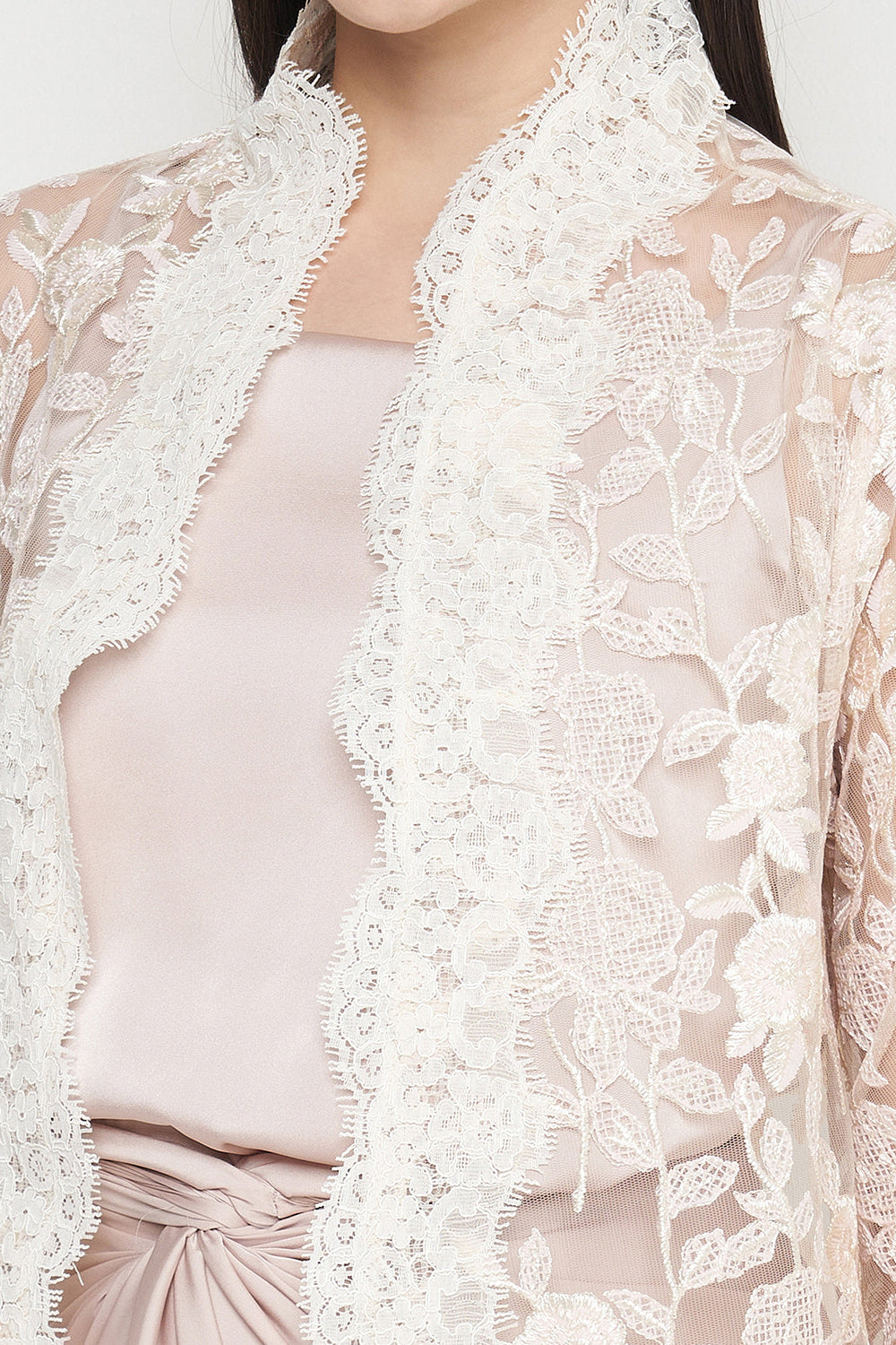 Lalika Outer Top in Ivory Pink