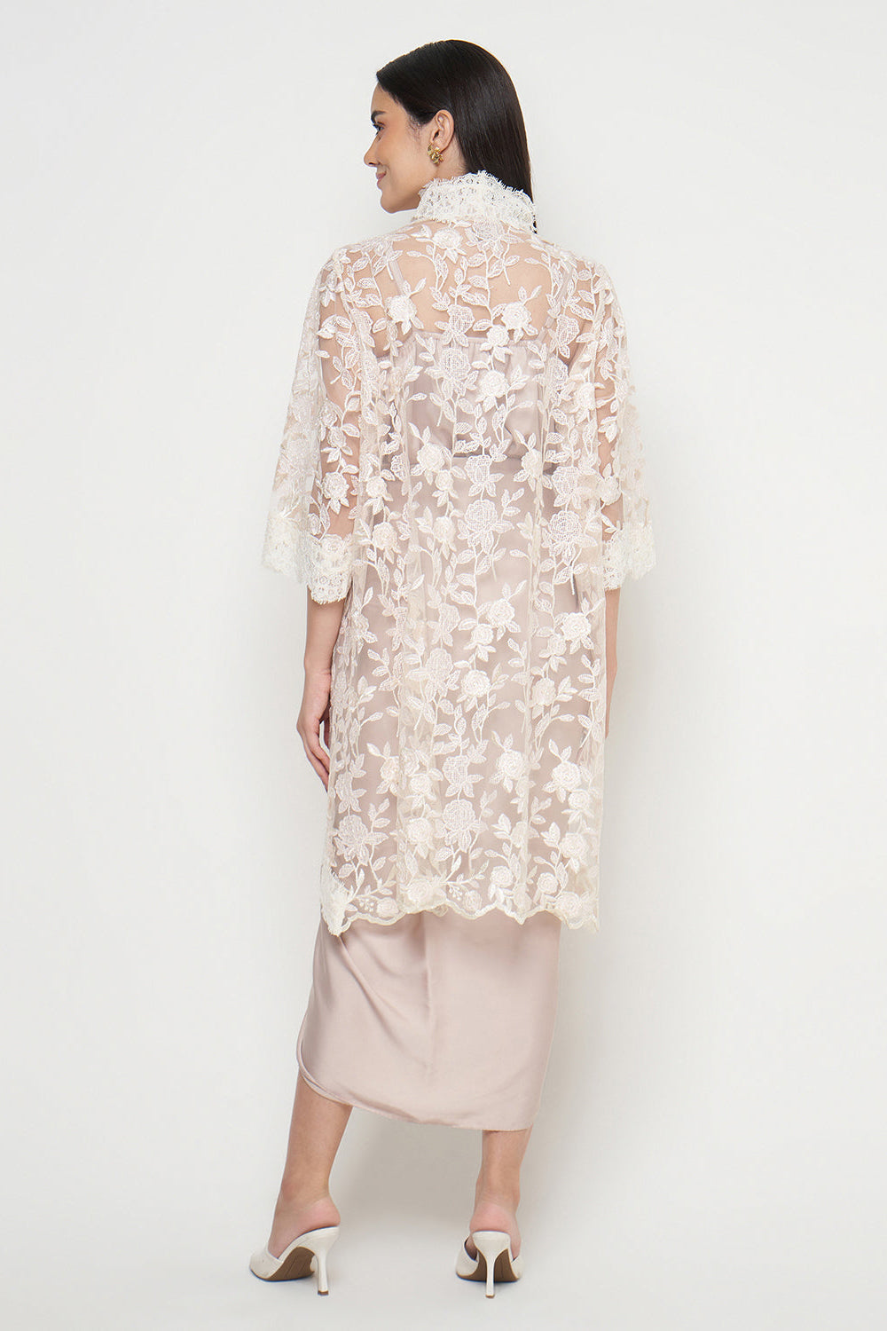 Lalika Outer Top in Ivory Pink