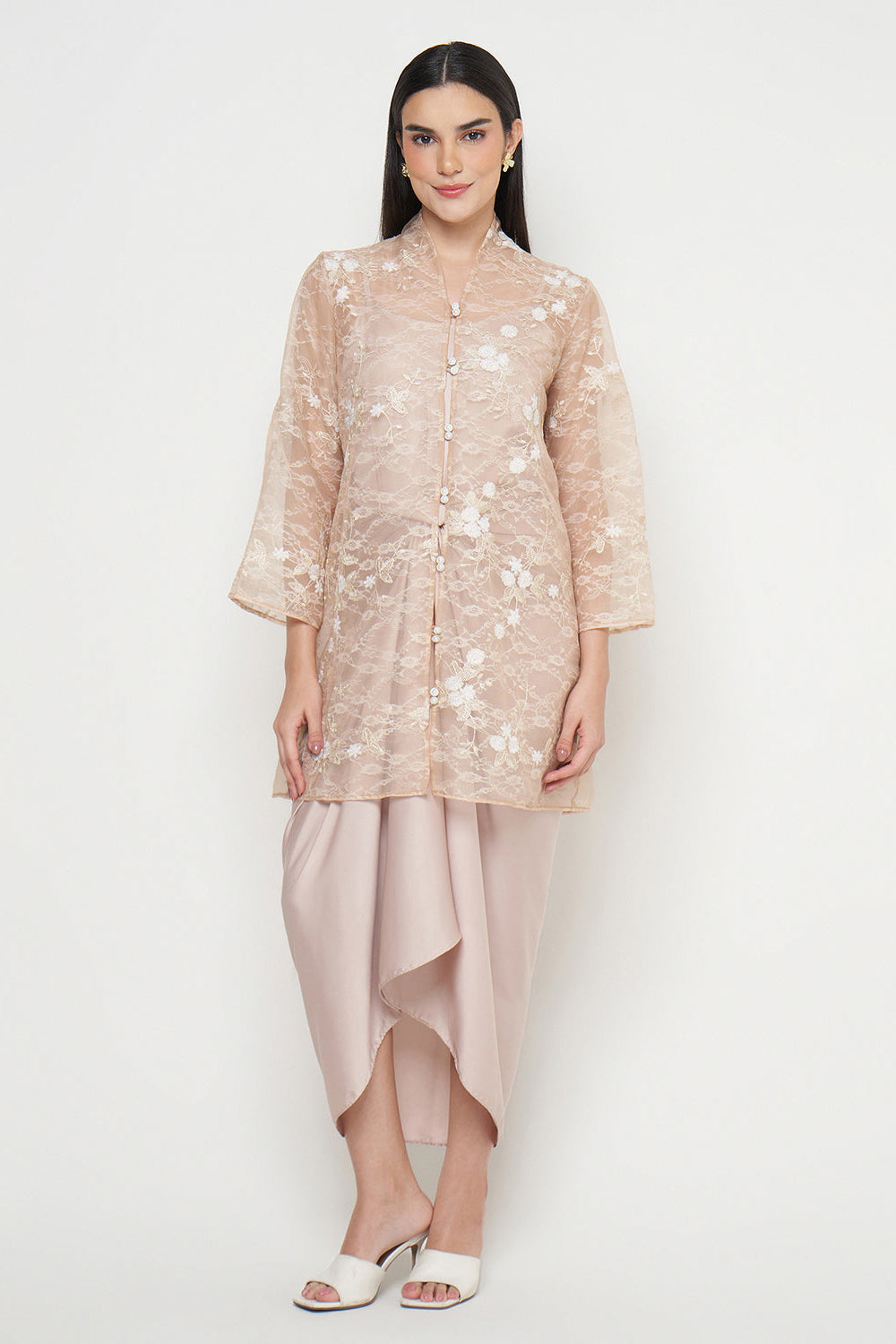 Rehana Kebaya Top in Gold