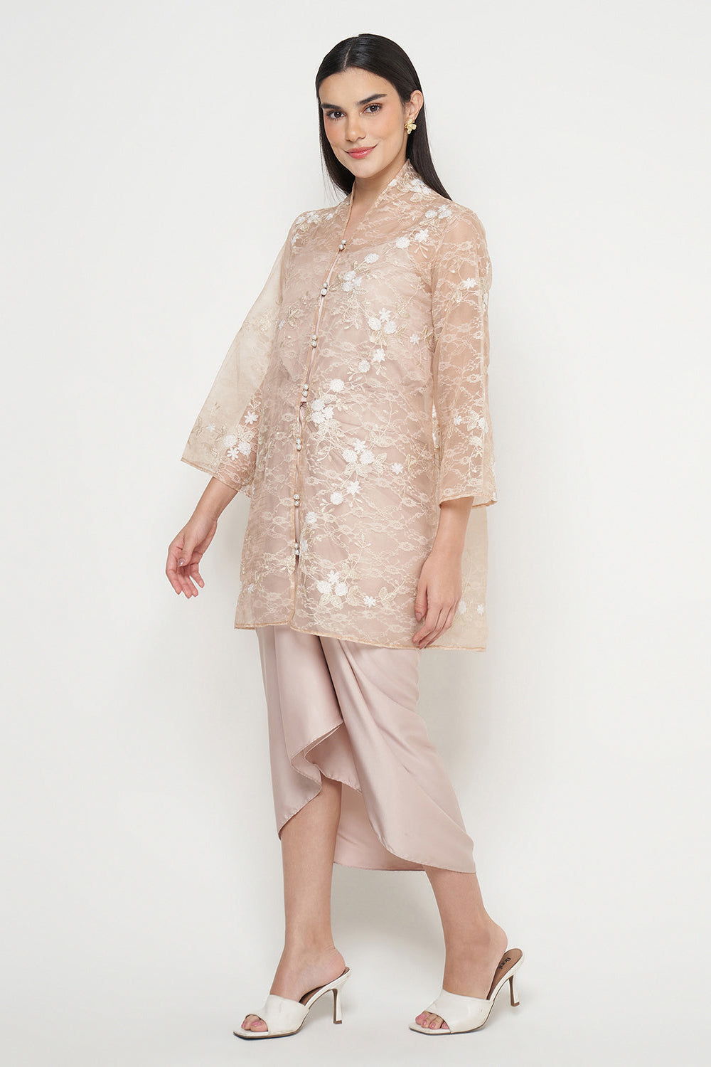 Rehana Kebaya Top in Gold