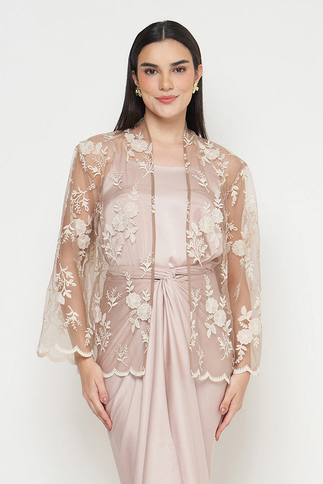 Aliva Outer Top in Nude