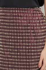 Lalitha Skirt in Maroon