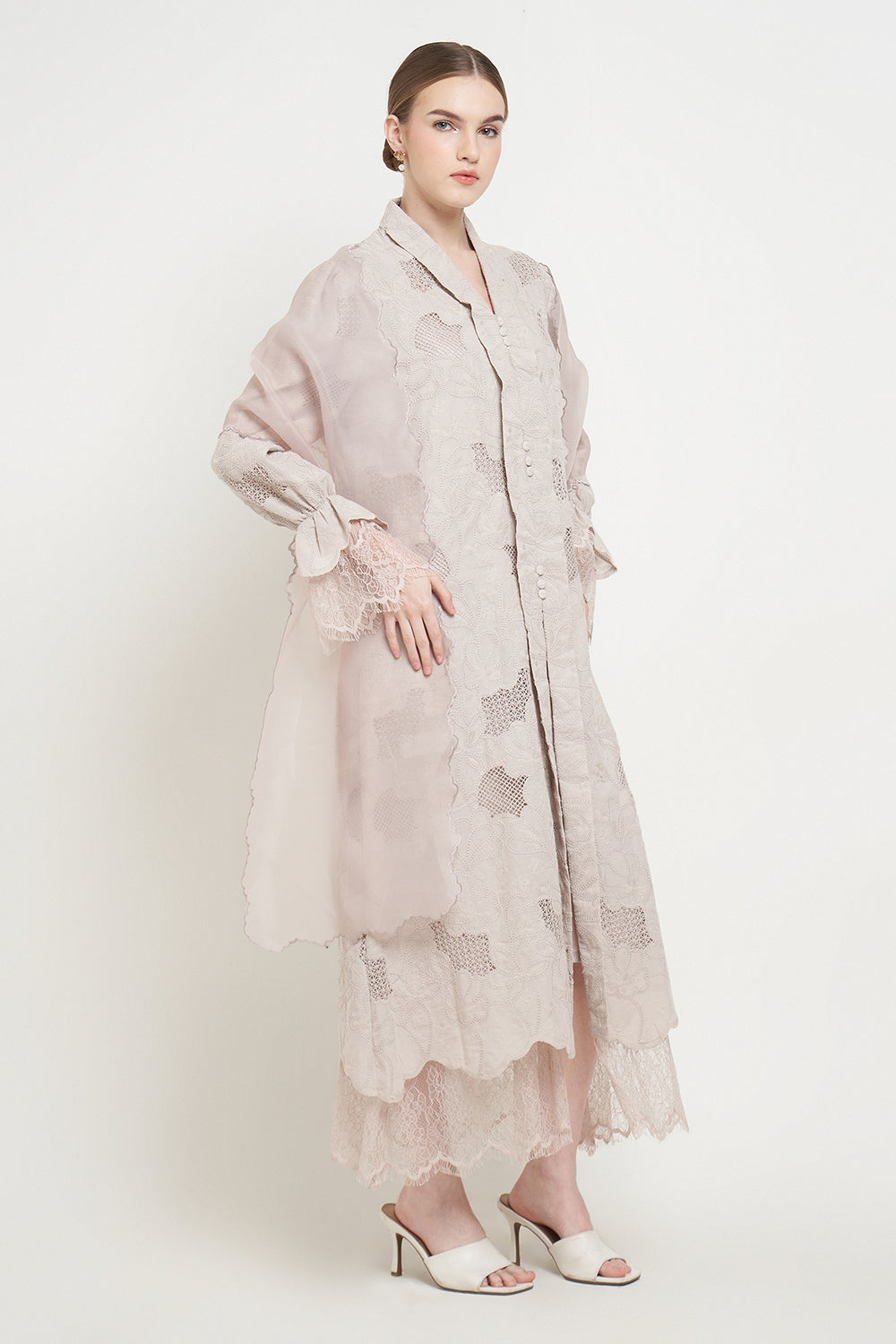 Malika Dress in Nude