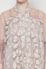 Mori Dress in Cream Mauve