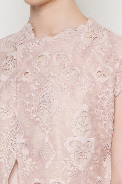 Novera Janggan Vest in Pale Blush