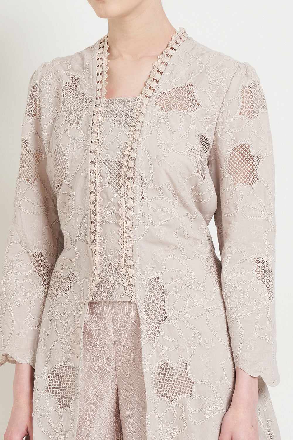 Dahlia Top in Nude