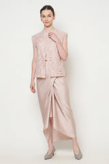 Novera Janggan Vest in Pale Blush