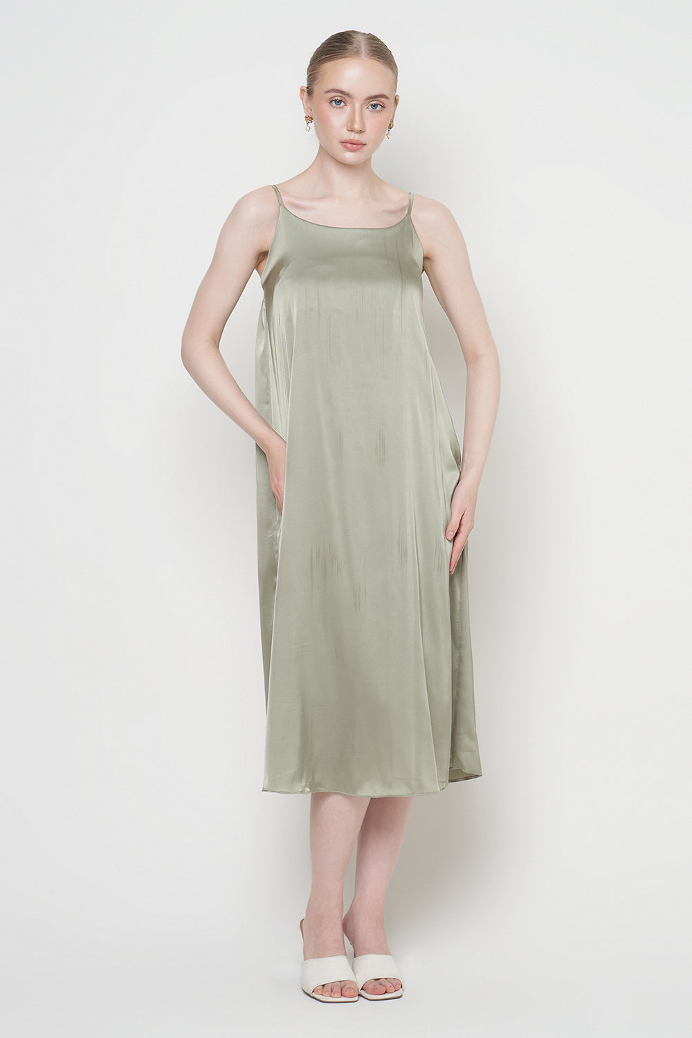 Fara Camisole Dress in Green