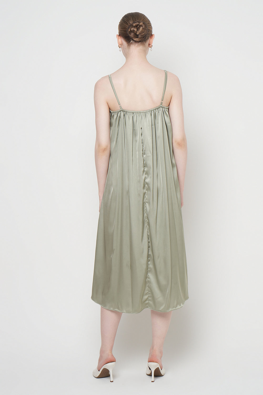 Fara Camisole Dress in Green