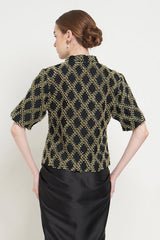 Lantari Kebaya Top in Emerald Green