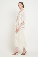 Melati Kebaya Top in Off White