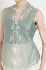 Inka Vest Top in Pistachio