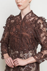 Aramina Top in Mahogany
