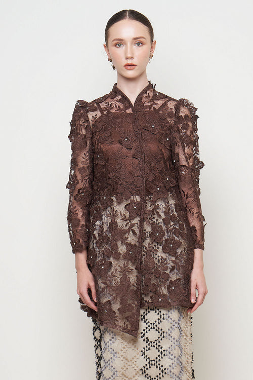 Aramina Top in Mahogany