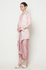 Hansara Top in Dusty Pink