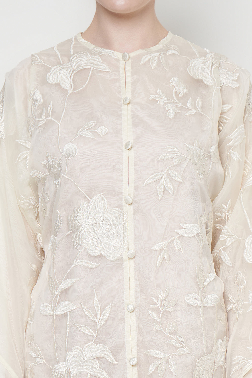 Aubrey Long Tunic in Ivory