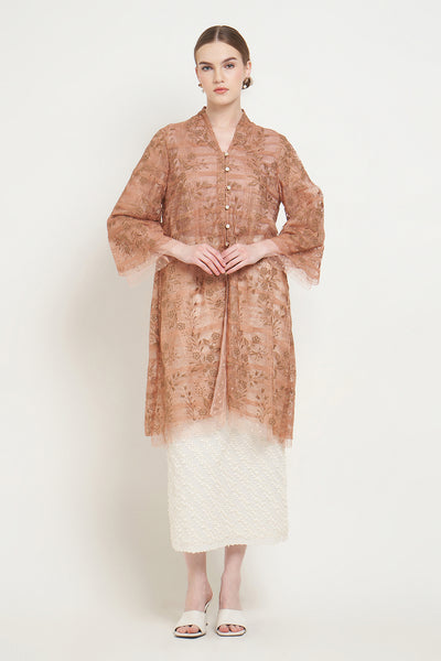 Dandelion Kebaya Top in Ginger