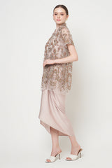 Risha Top in Taupe