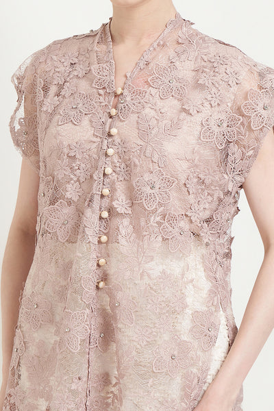 Yuna Long Outer Top in Nude
