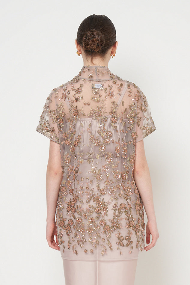 Risha Top in Taupe