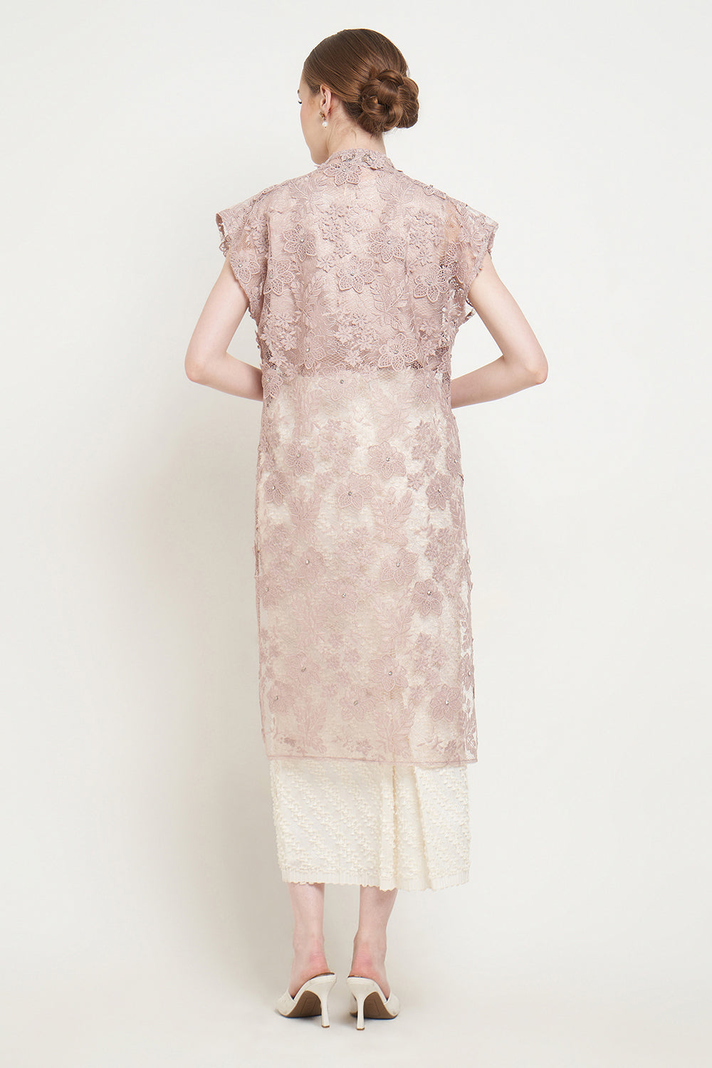 Yuna Long Outer Top in Nude
