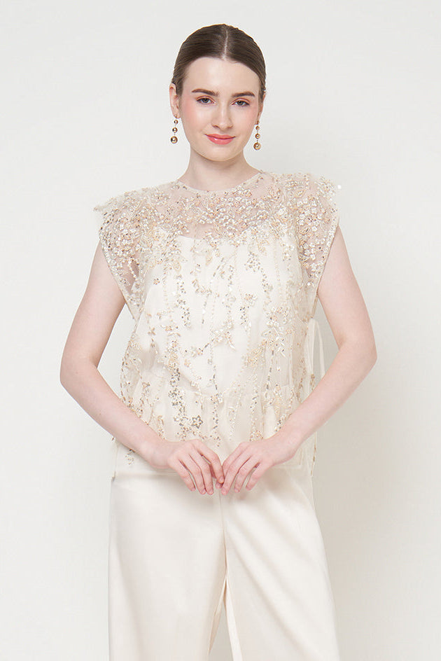 Jiva Top in Broken White