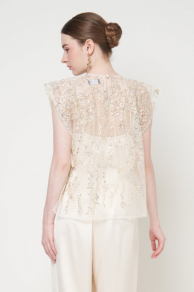 Jiva Top in Broken White