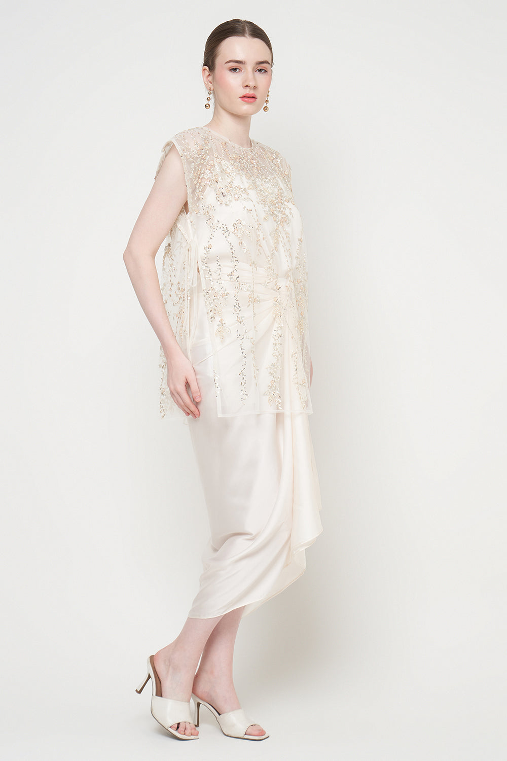 Insha Top in Broken White