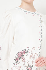 Jati Janggan Top in White
