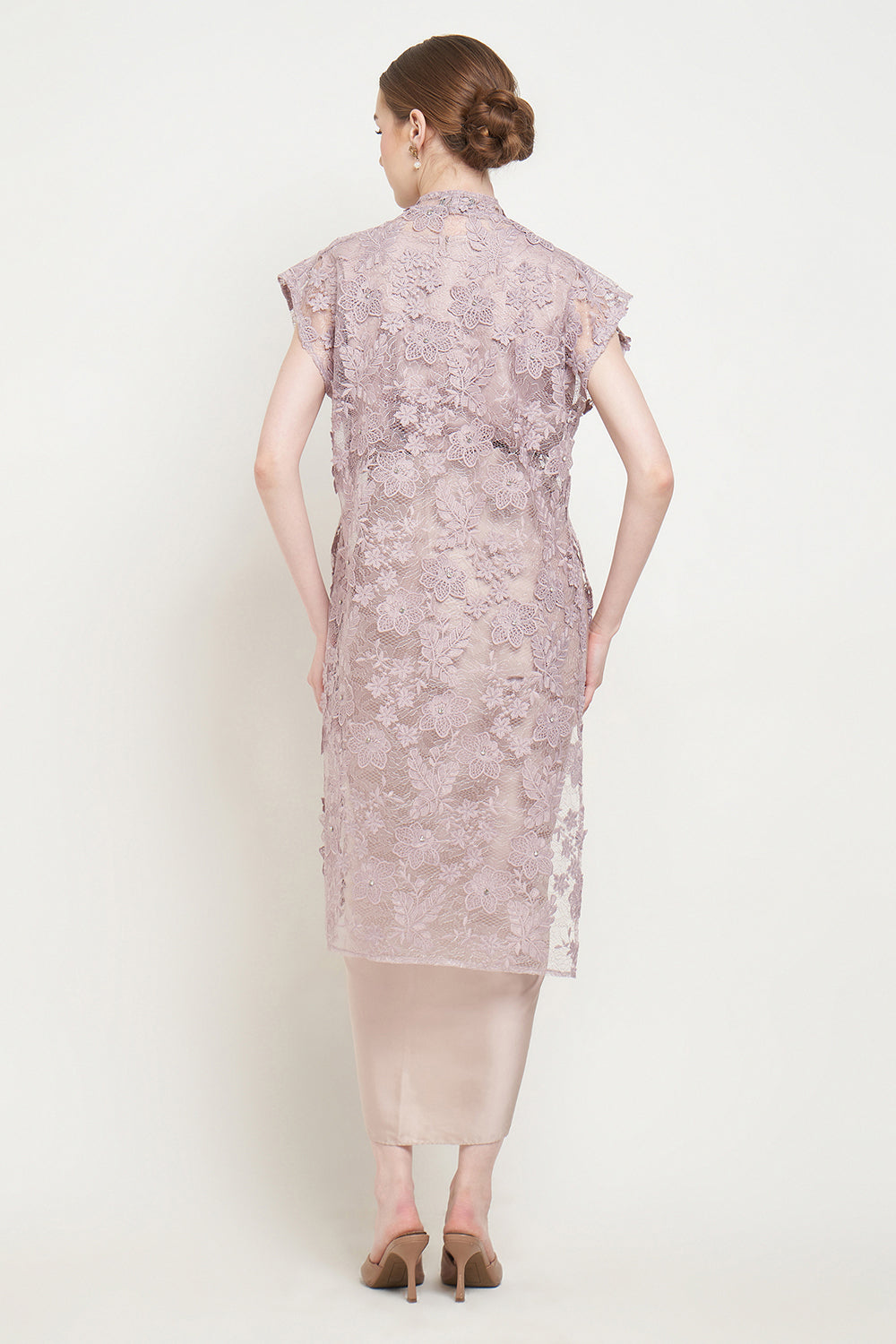 Yuna Long Outer Top in Lilac