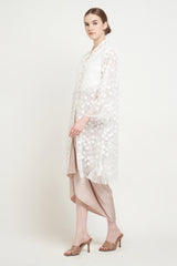 Dandelion Kebaya Top in White