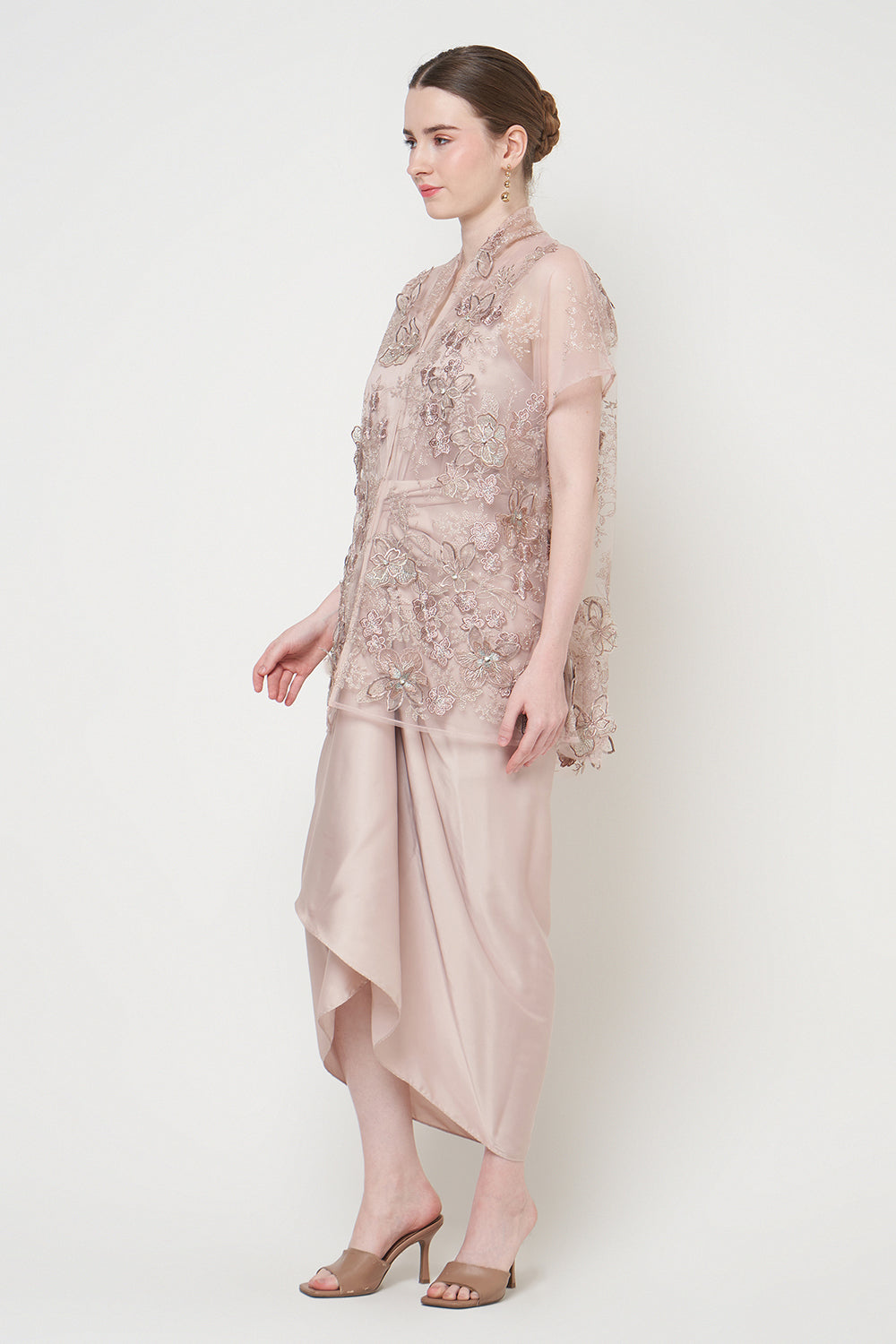 Risha Top in Dusty Rose