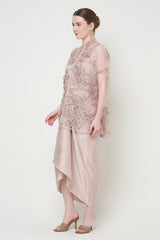 Risha Top in Dusty Rose
