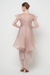 Helena Dress in Dark Nude