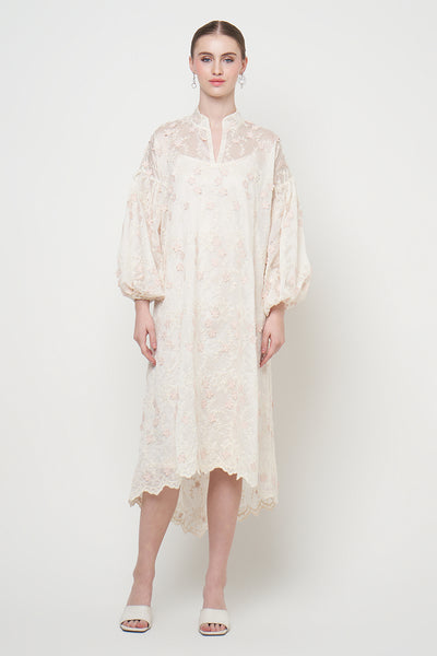 Kalisa Midi Dress in Cream