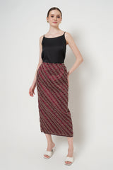 Lalitha Skirt in Deep Red