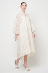 Kalisa Midi Dress in Cream
