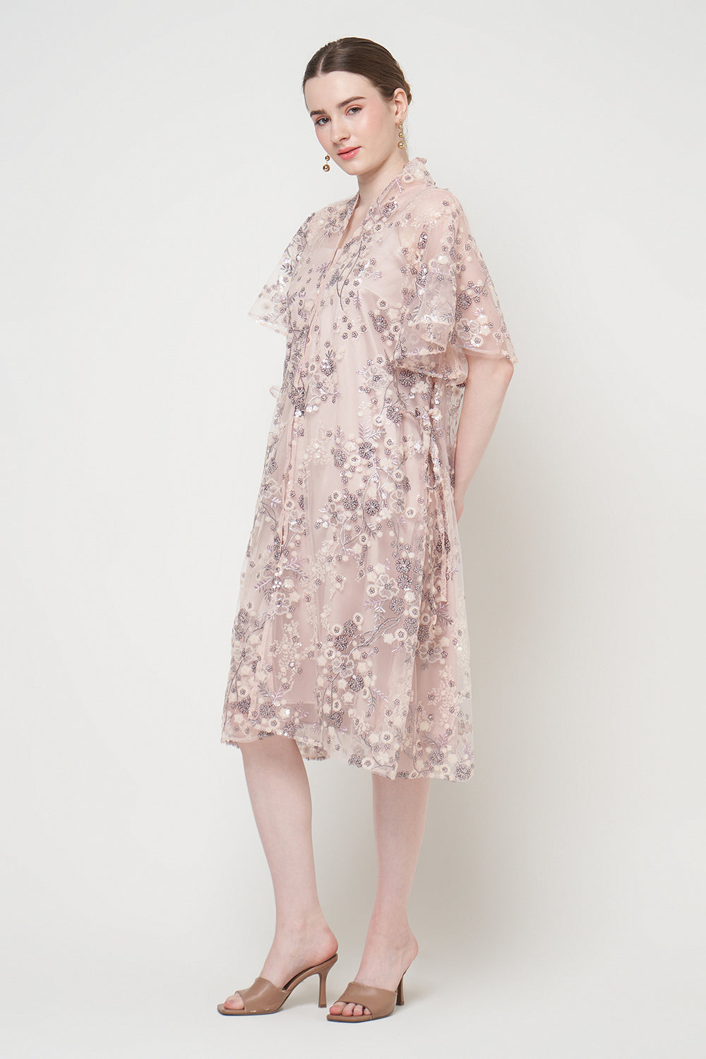 Alessia Dress in Soft Pink