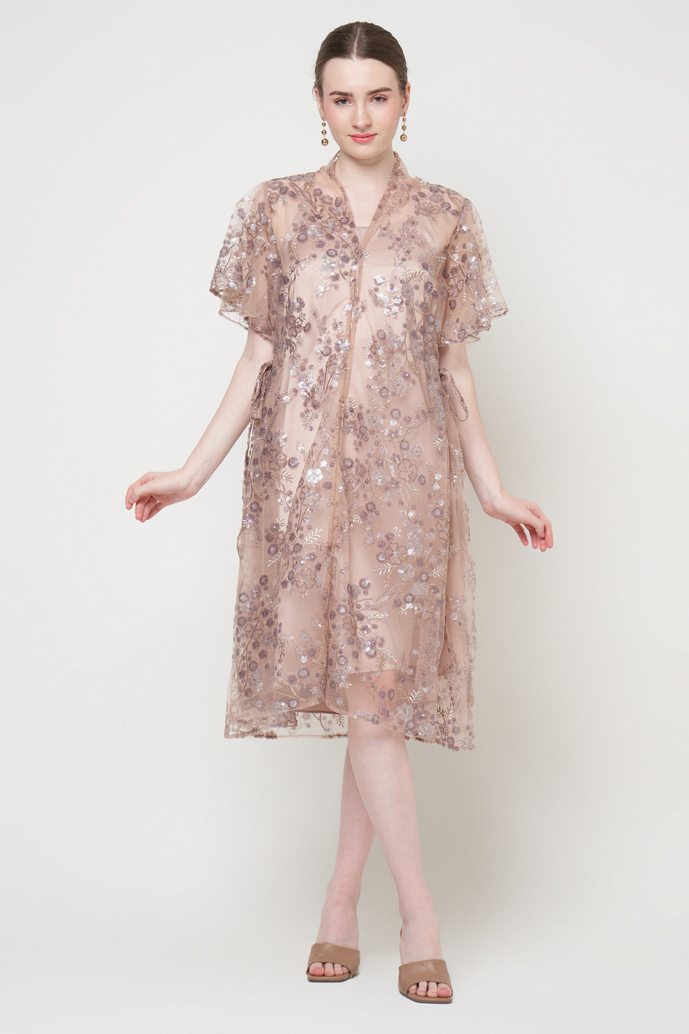 Alessia Dress in Bronze