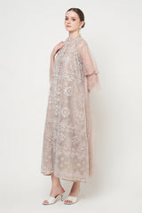 Anala Dress in Light Brown
