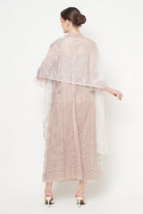 Anala Dress in Light Brown