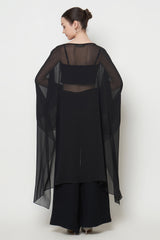 Opelia Cape Top in Black