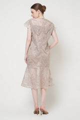 Erella Dress in Nude