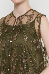 Wynona Dress in Olive