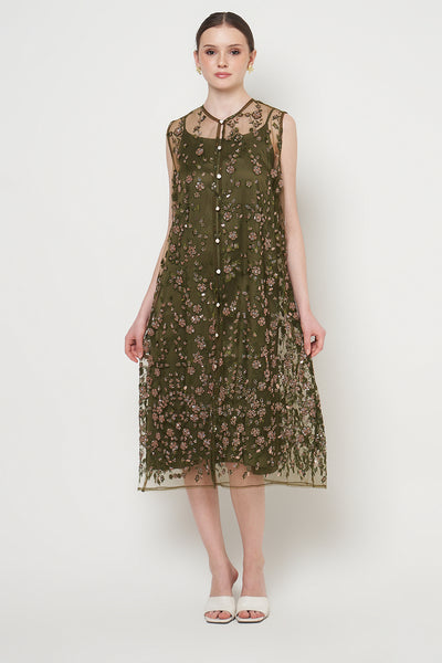 Wynona Dress in Olive