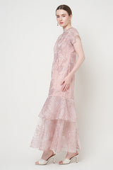 Erella Dress in Dusty Pink