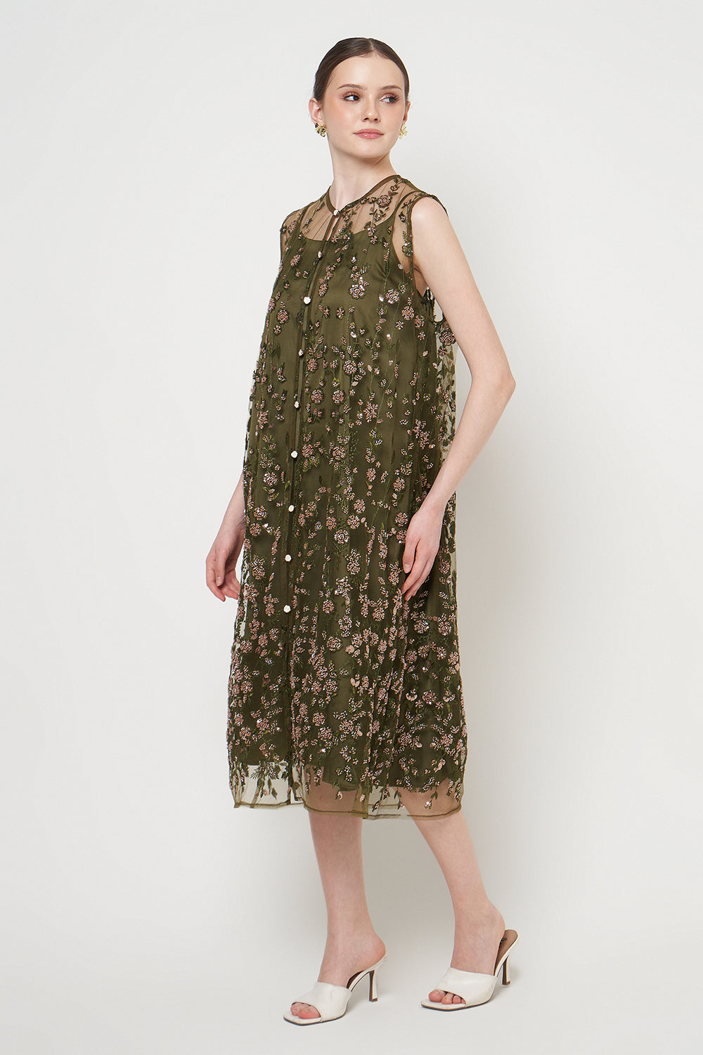 Wynona Dress in Olive