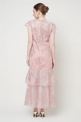 Erella Dress in Dusty Pink