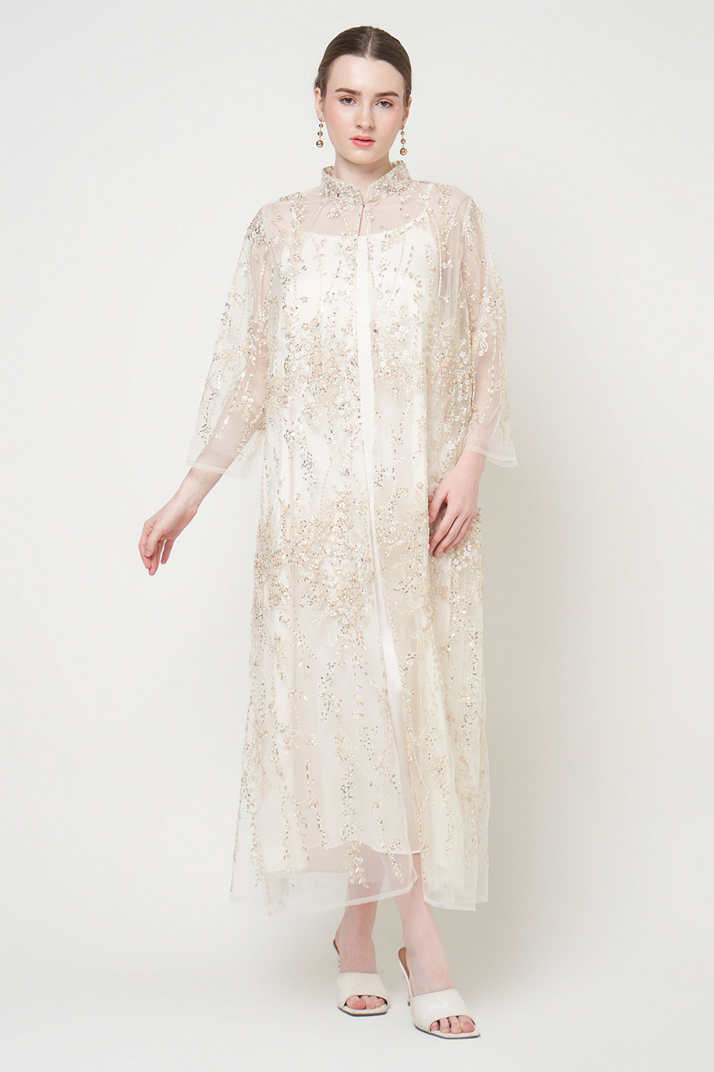 Sheiza Dress in Broken White